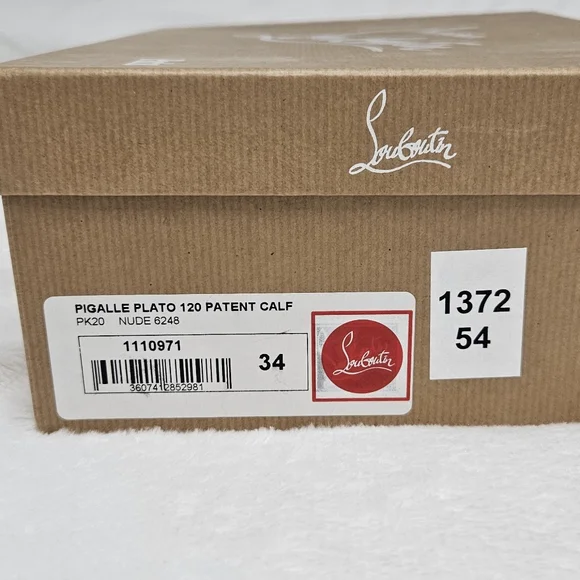 Christian Louboutin Pigalle Plato 120 in Nude - Picture 8 of 8